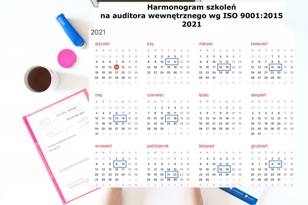 Harmonogram szkoleń 2021
